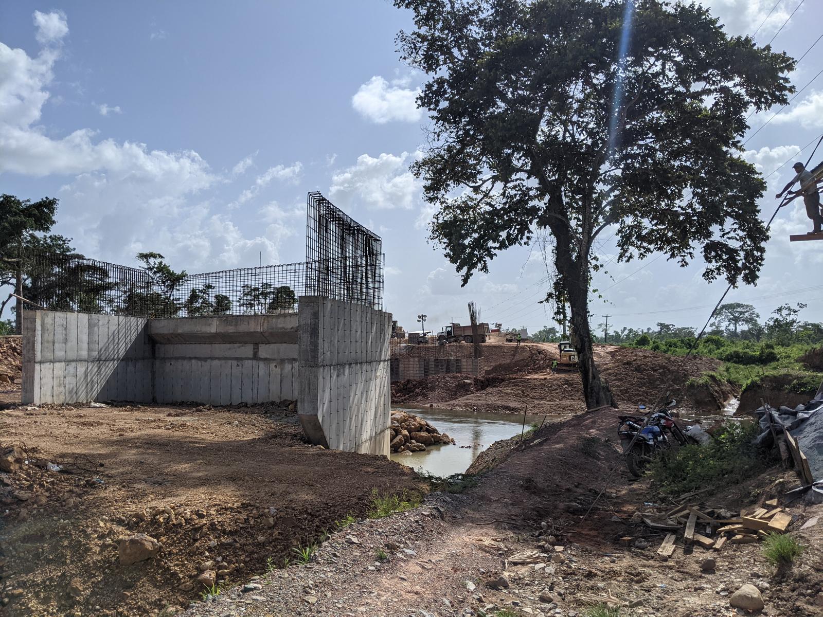 Obra de construcción PARCON en Nicaragua