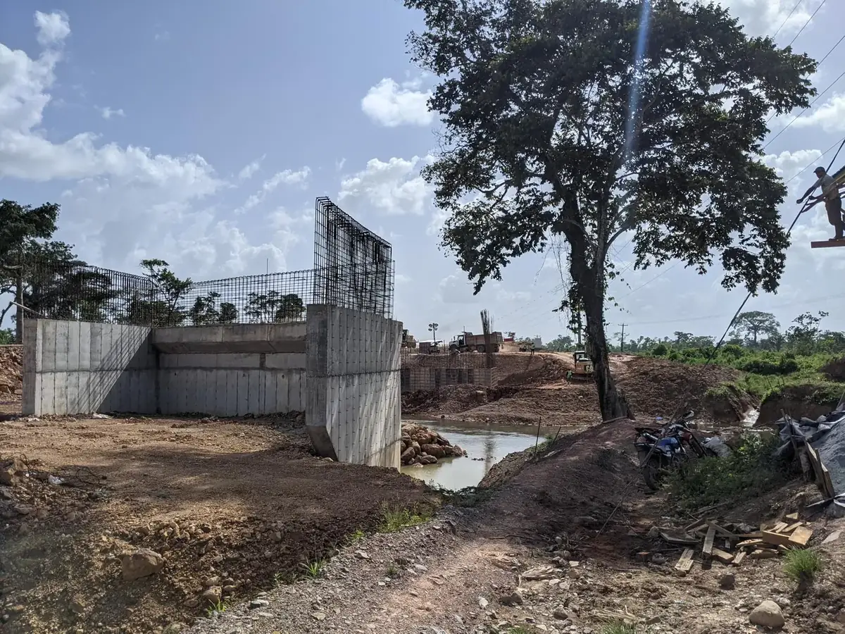 Obra de construcción PARCON en Nicaragua