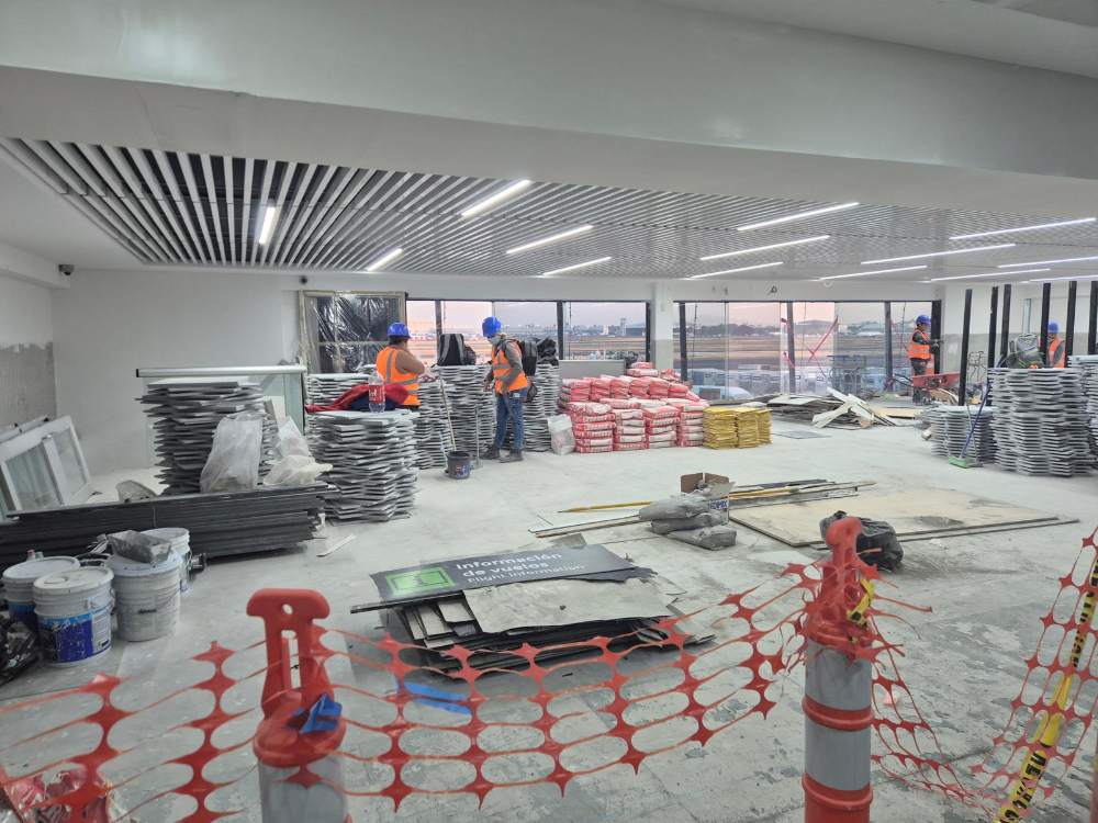 Supervisión de obra en el Aeropuerto Internacional Felipe Ángeles, Ciudad de México